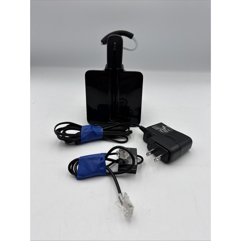 Plantronics CS540 Wireless Phone Headset + C054 Docking Base Station+AC Adapter